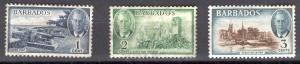 Barbados 1950 Scott 216-22u fvf scv $17.60 BIN $4.40Save75% 