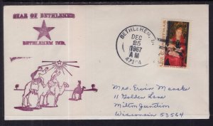 US Christmas Star of Bethlehem,Bethlehem,IN 1967 Cover