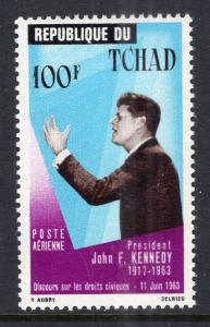 Chad C20 John F Kennedy MNH VF