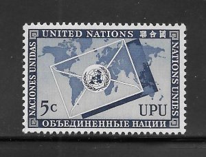 United Nations #18 MH Single