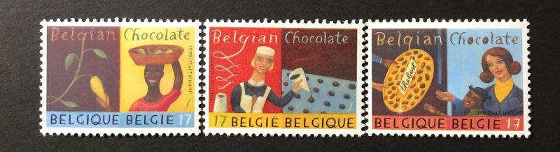 Belgium 1999 #1744-6, MNH, CV $3.30