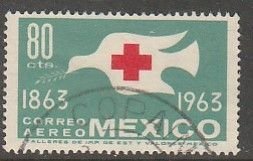 MEXICO C277, Centenary International Red Cross. Used. VF.  (1156)