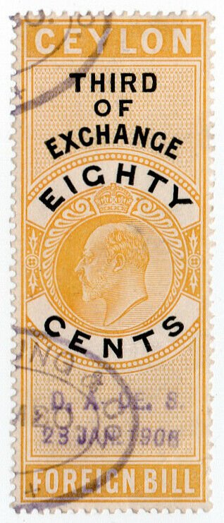 (I.B) Ceylon Revenue : Foreign Bill 80c (Third)