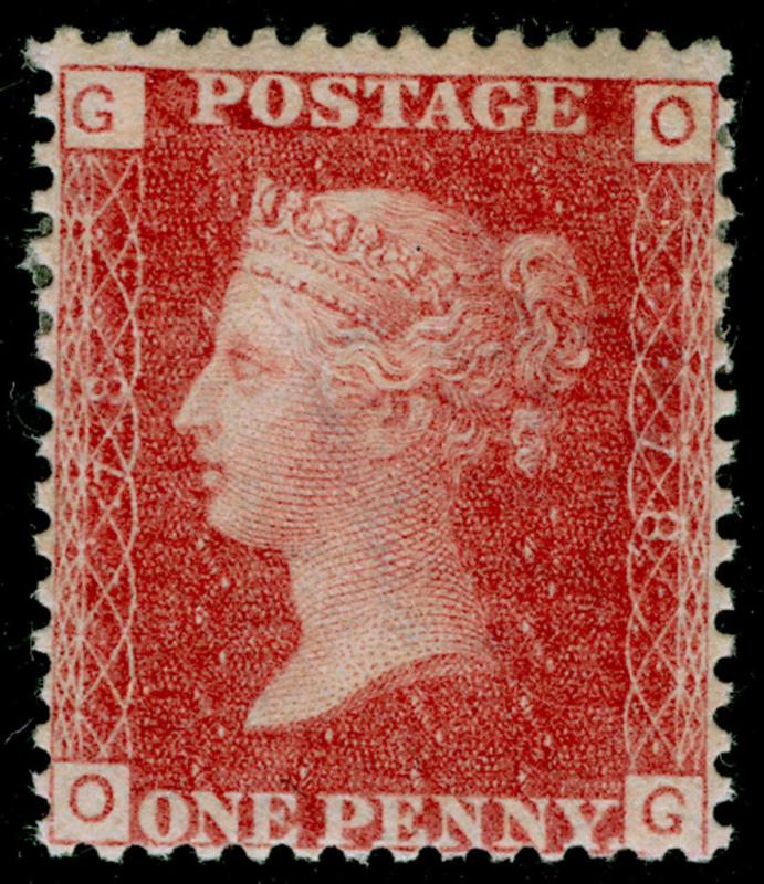 SG43, 1d rose-red plate 78, M MINT. Cat £130. OG