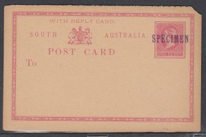 South Australia - 1d Specimen Card