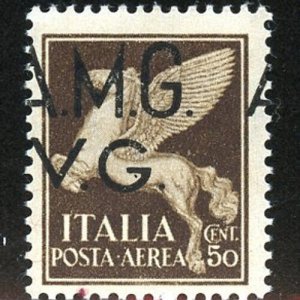 AMG Venezia Giulia (VG) Bush 16 50 Cent. MNH w/Hor. Displ. Overprint