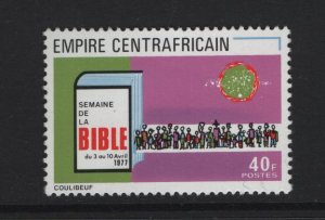Central African Republic   #316  MNH 1977 Bible and people