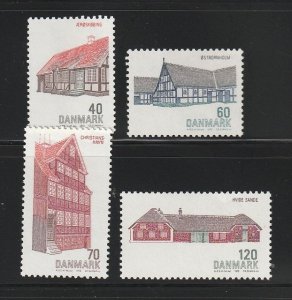 Denmark 513-516 Set MNH Buildings