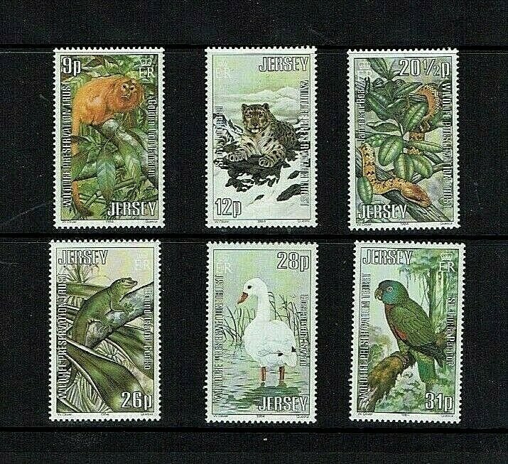 Jersey: 1984, Wildlife Preservation Trust, (4th isuue) MNH 