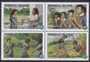 Marshall Islands 1986 Scott C12a 75th Anniversary Girl Scouts MNH