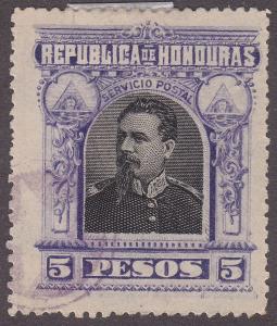 Honduras 63  President Luis Bogran 1891