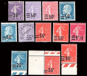 Scott #227-40 Sowers MNH