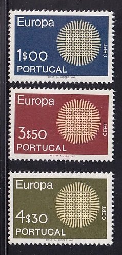 Portugal  #1060-1062  MNH  1970  Europa