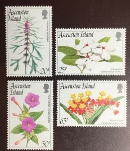 Ascension 1995 Flowers MNH