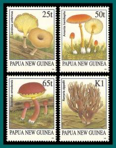 Papua New Guinea 1995 Fungi, MNH 872-875,SG762-SG765