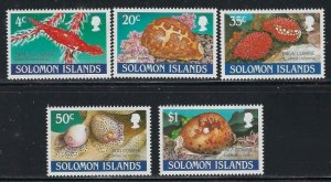 Solomon Is 666-70 MNH 1990 set (bc1006)