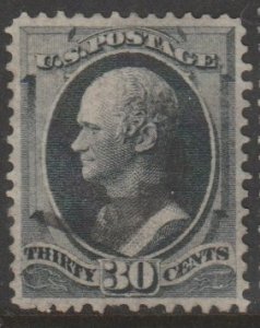 U.S. Scott Scott #165 Hamilton Stamp - Used Single