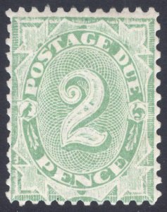 Australia 1907 2d Emer PostageDue P11.5x11 Wmk13 up ScottJ31 SGD55 MVLH Cat$375