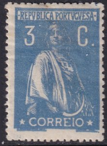 Portugal 1921 Sc 231 MH* large thin