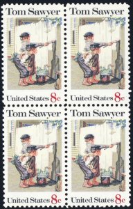 1470, Mint NH 8¢ With Dramatic Color Shift Error Block * Stuart Katz