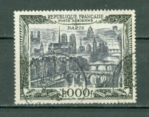 FRANCE 1950 OVER PARIS #C27 NICE CANCELLATION...$24.00