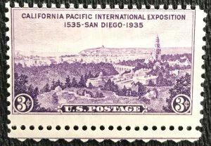 US #773 MNH Single w/Selvage San Diego California Expo SCV $.35 L44