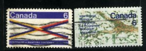 Can #505,507   -1   u   VF 1970 PD