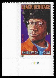 PCBstamps  US #4856 49c Shirley Chisholm, Black Heritage, MNH, (18)
