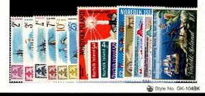 Norfolk Island #101/142  Single (Complete Set)