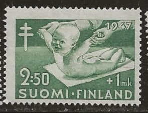 Finland  ^^ Scott # B82 - MH