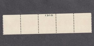 PNC5 32c G Rate WA S1111 US #2891 4 Digit Top Purple #on# BN MNH