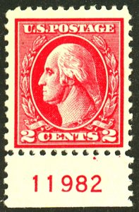 U.S. #528 MINT PL# SINGLE OG LH