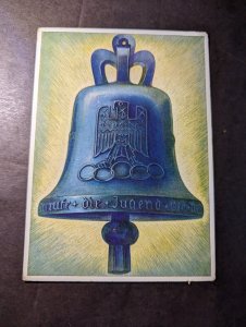 1936 Germany Berlin Olympics Postcard Cover Berlin XI Olympic Games Bell