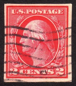 1912, US 2c Washington, Used, Scott #409