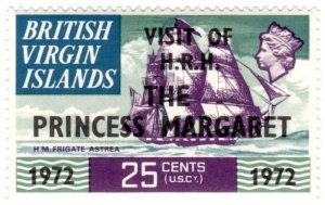 Virgin Islands (British) Scott 135-136: (1972: Nos. 210 & 217 Overprinted)