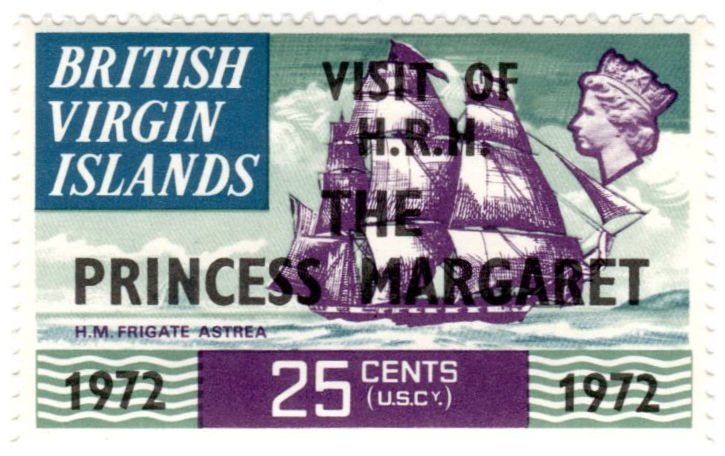Virgin Islands (British) Scott 135-136: (1972: Nos. 210 & 217 Overprinted)