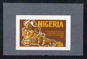 Nigeria 1977 Festival of Arts 18k (Musical Instruments) i...