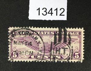 MOMEN: US STAMPS  # C12 USED VF LOT #13412