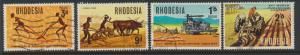 Rhodesia   SG 422 - 425  SC# 258 - 261  Used Ploughing Congress see details 