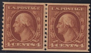 #457 Mint OG, F-VF, Pair (CV $30 - ID29587)