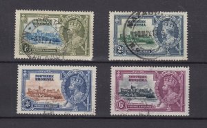 Northern Rhodesia KGV 1935 Silver Jubilee Set SG18/21 VFU BP9312