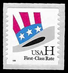 PCBstamps  US #3266 (33c)Uncle Sam's Hat, MNH, (6)