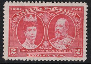 Canada SC# 98 Mint Light Hinged / Tiny Page Rem - S17835