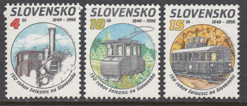 Slovakia 306-308 MNH VF