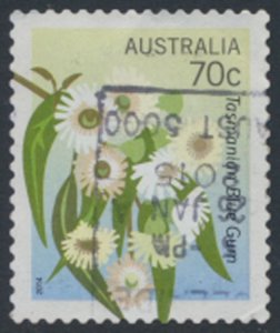 Australia SC# 4060 Flowers 2014 Used Blue Gum  details & scan
