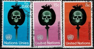 UNITED  NATIONS 1973 STOP DRUG ABUSE USED