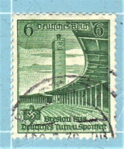 GERMANY #487 used 6pf 1938