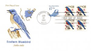 United States, Colorado, First Day Cover, Birds