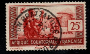 French Equatorial Africa  AEF Scott 41 Used stamp