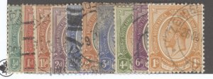 South Africa, Scott #2-11, Used